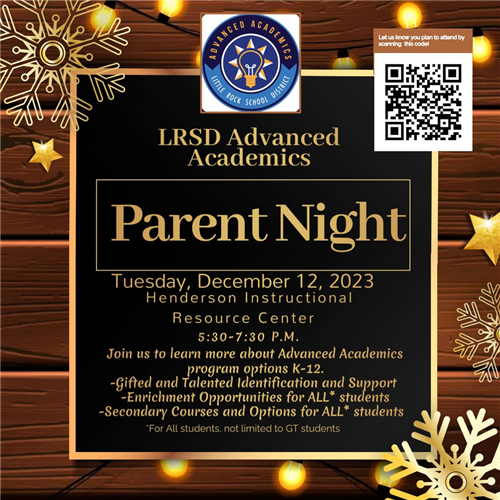 Advanced Academics Parent Night